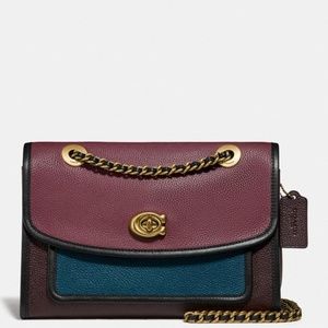 Coach Parker Colorblock Shoulder Bag Handbag NWT